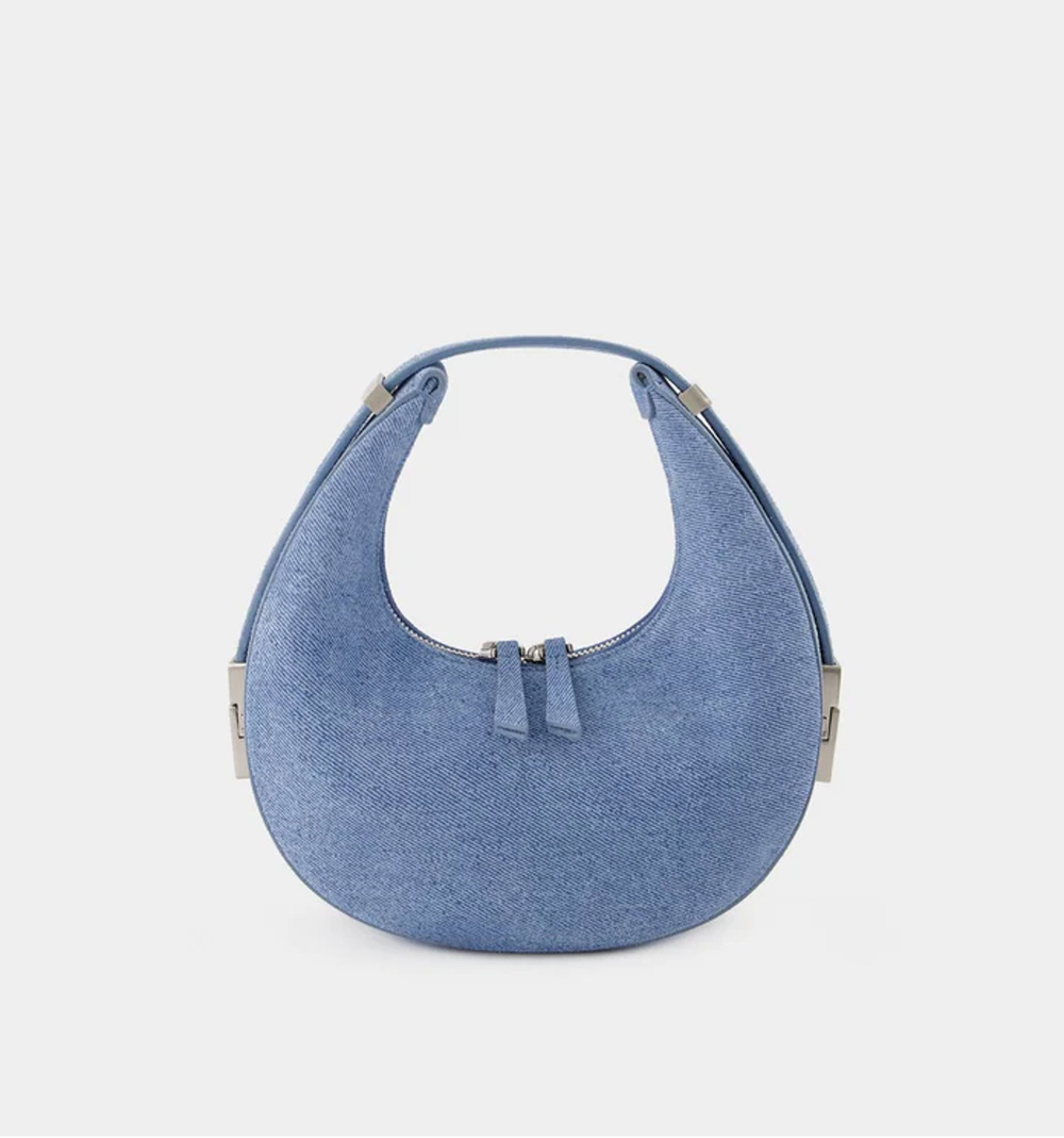 OSOI - Blue Suede Circular Bag